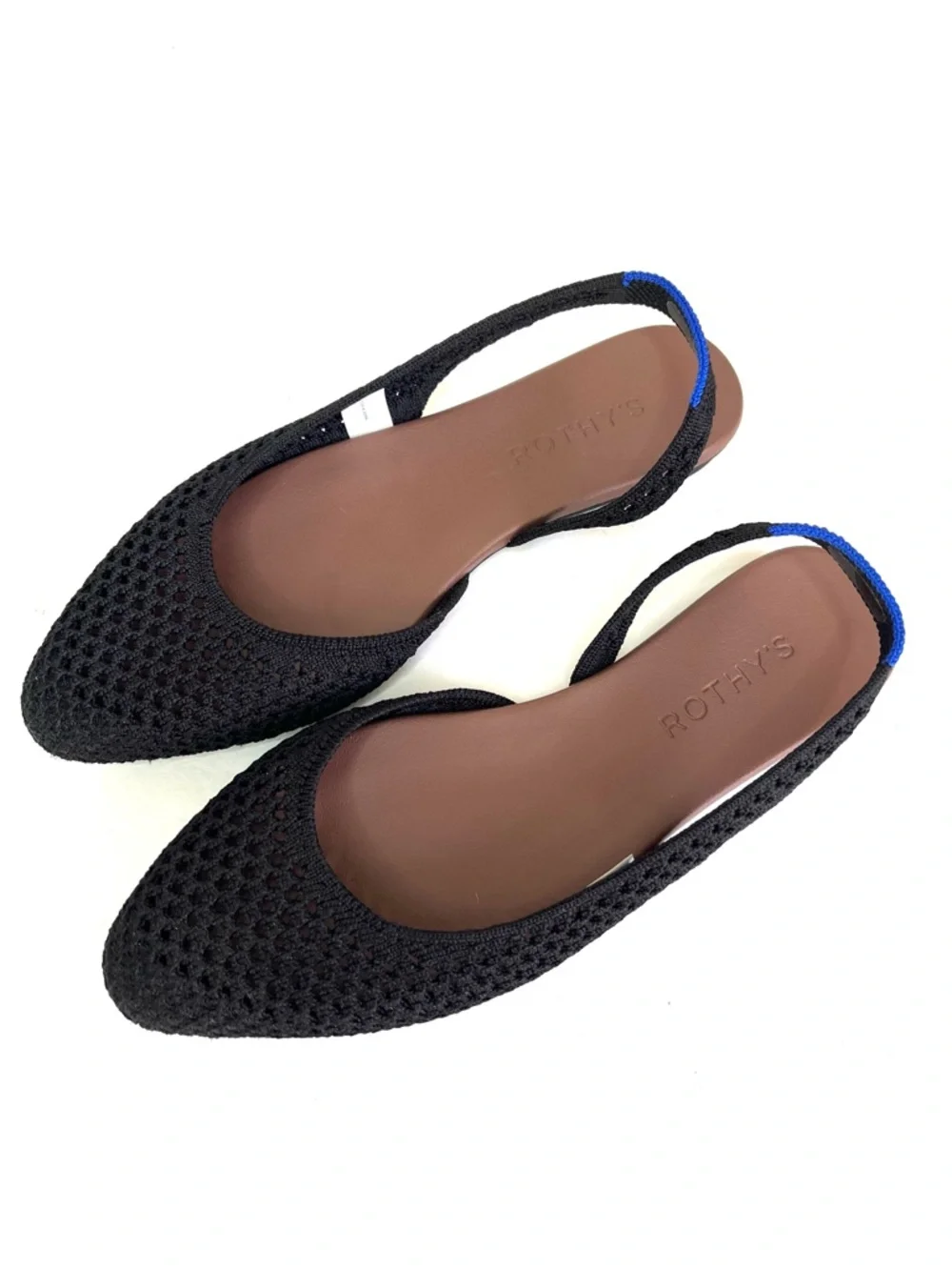 Rothy’s The Almond Slingback in Black - Sz 6 - Picture 4 of 10